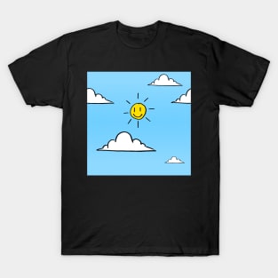 Happy Sun Print T-Shirt